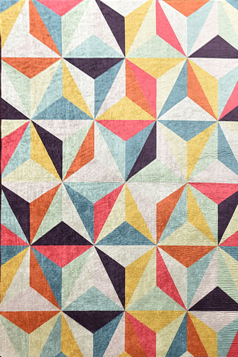 Conceptum Alfombra de pasillo Lucky Multicolor 60 x 140 cm